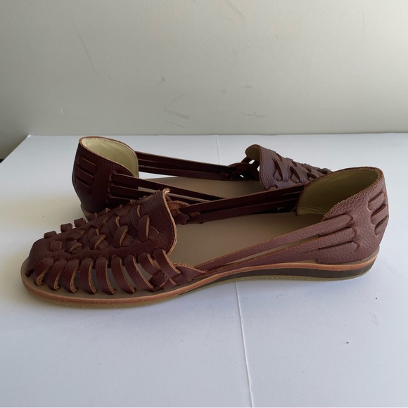 Brown Leather Women's Loafers - Picture 9 of 15